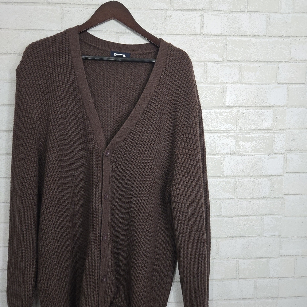 King Size vintage cozy cardigan sweater - Picture 3 of 16